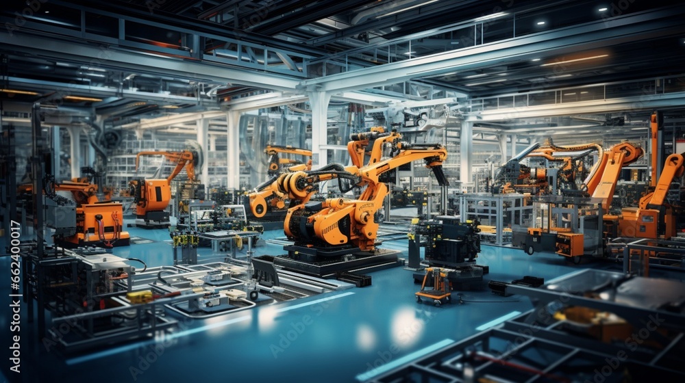 a detailed image showcasing a state-of-the-art manufacturing facility, where precision and automation work hand in hand to drive advancements in productivity a detailed image showcasing a state-of-the-art manufacturing facility, where precision and automation work hand in hand to drive advancements in productivity
