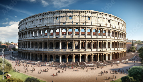 If the Roman Colosseum Were Reimagined as a Modern Sports Arena