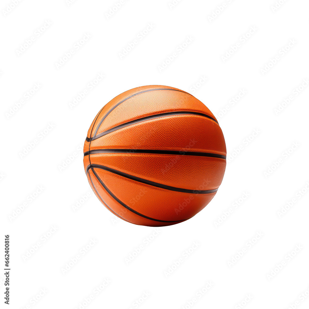 Basketball. Isolated on white background.