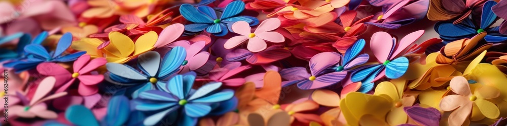 beautiful different flower petals