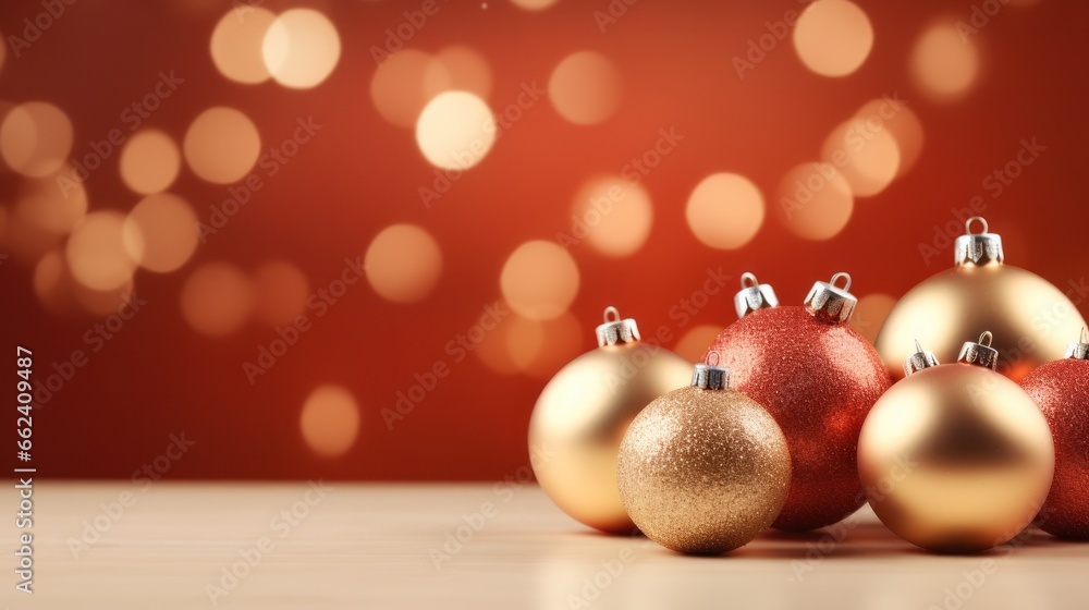 christmas decor with copy space christmas decor with copy space