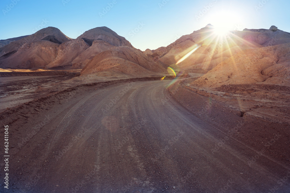 Road in Death Valley