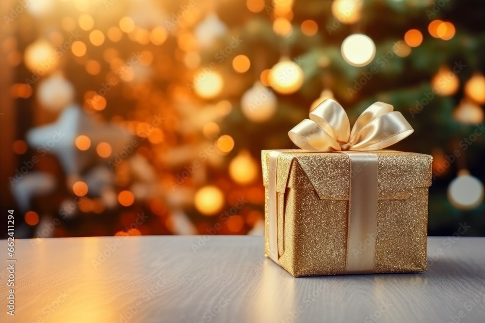 Gift box with chistmas tree Gift box with chistmas tree