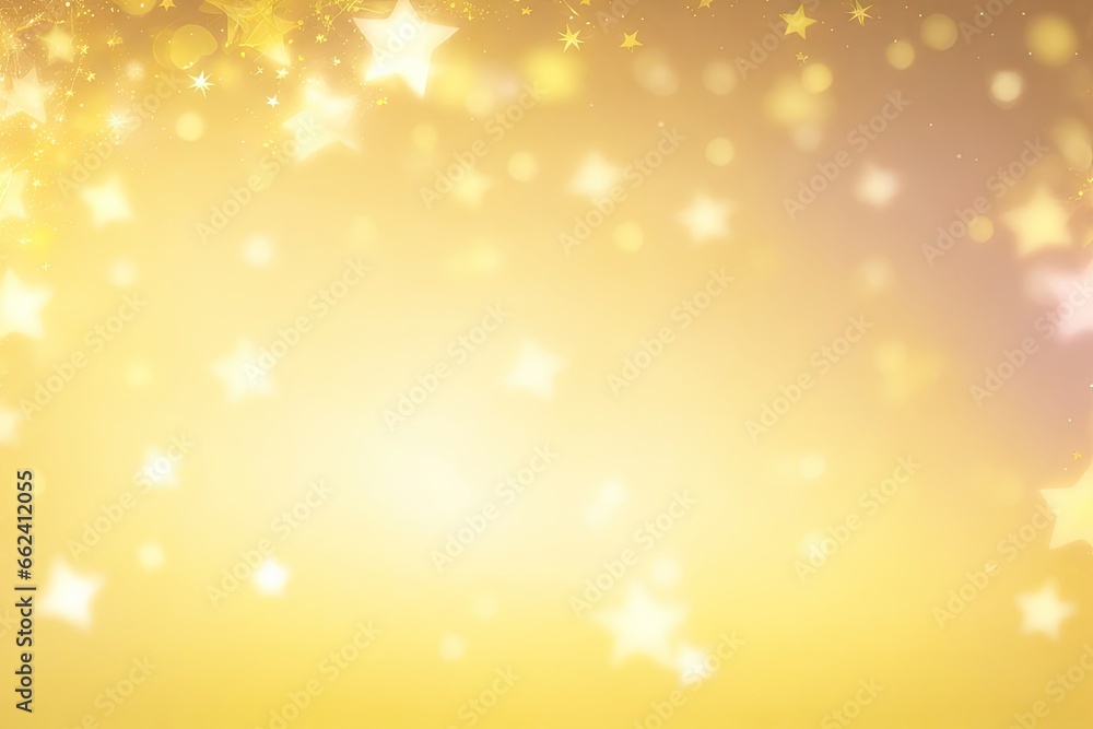 yellow glow pastel stars Abstract background. ai generative yellow glow pastel stars Abstract background. ai generative