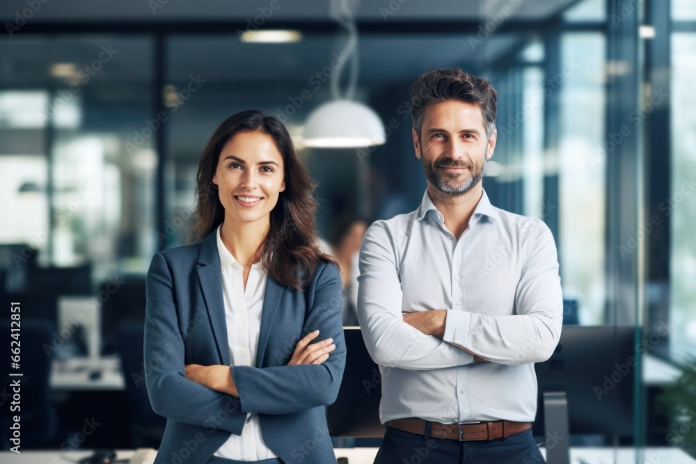 business people standing together in the office business people standing together in the office