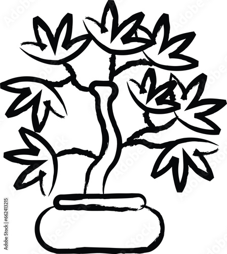 bonsai vector illustration