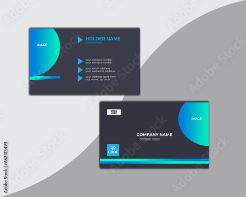 corporate business card special design for personal identity	
