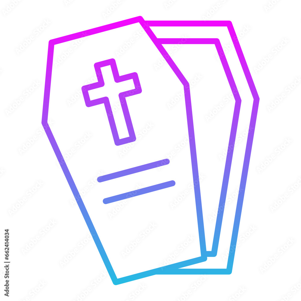 Obraz premium Casket Icon