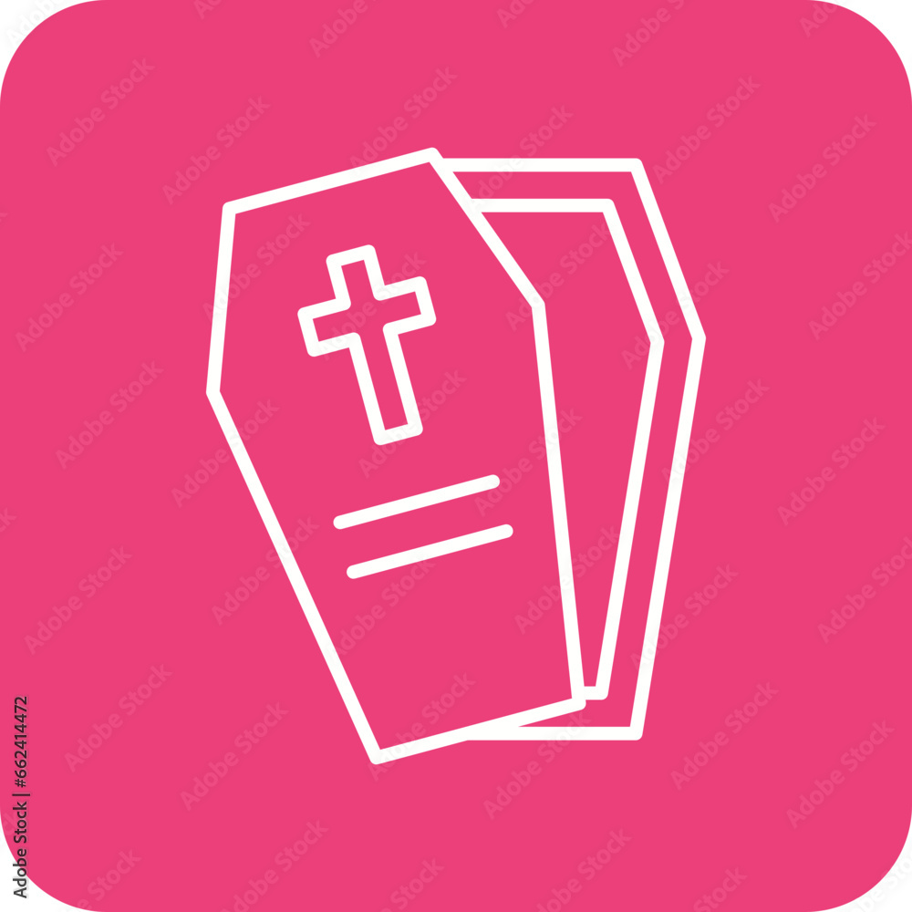 Obraz premium Casket Icon