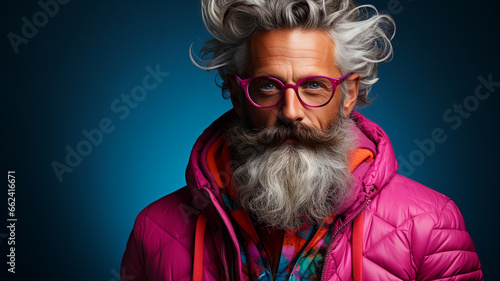 bearded man with sunglasses and jacket. stylish hipster man with stylish hairstyle and trendy hairstyle. hipster in sunglasses.