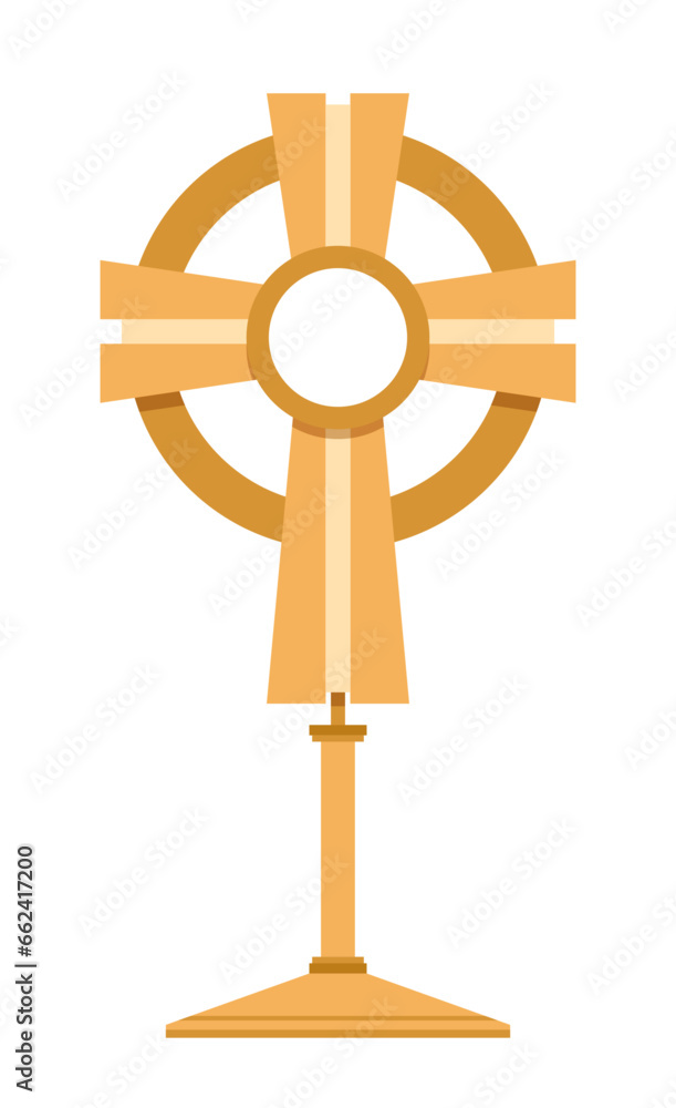 Obraz premium Monstrance for Eucharistic Adoration - modern simple style