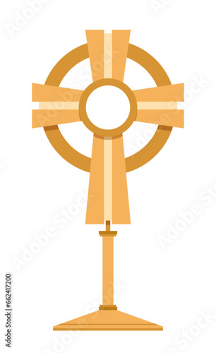 Monstrance for Eucharistic Adoration - modern simple style