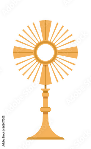 Monstrance for Eucharistic Adoration - simple minimalist style