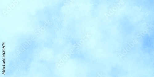modern and fresh watercolor clouds sky background, Sky clouds with brush painted blue watercolor texture, small and large clouds alternating and moving slowly on cloudy winter morning blue sky. © MUHAMMAD TALHA