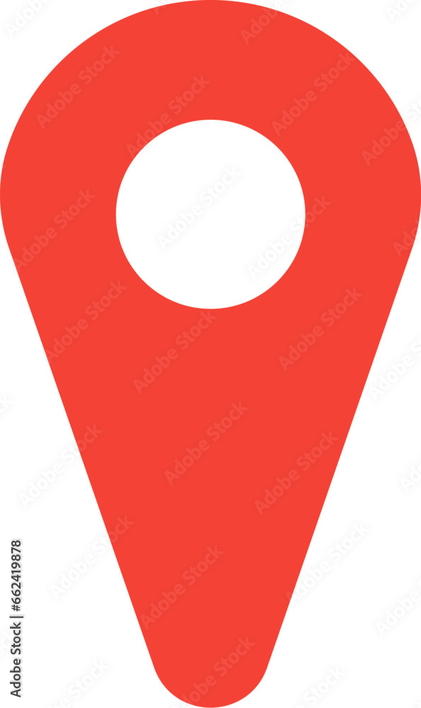 land location icon. localisation pin symbol. area on map sign. vector illustration