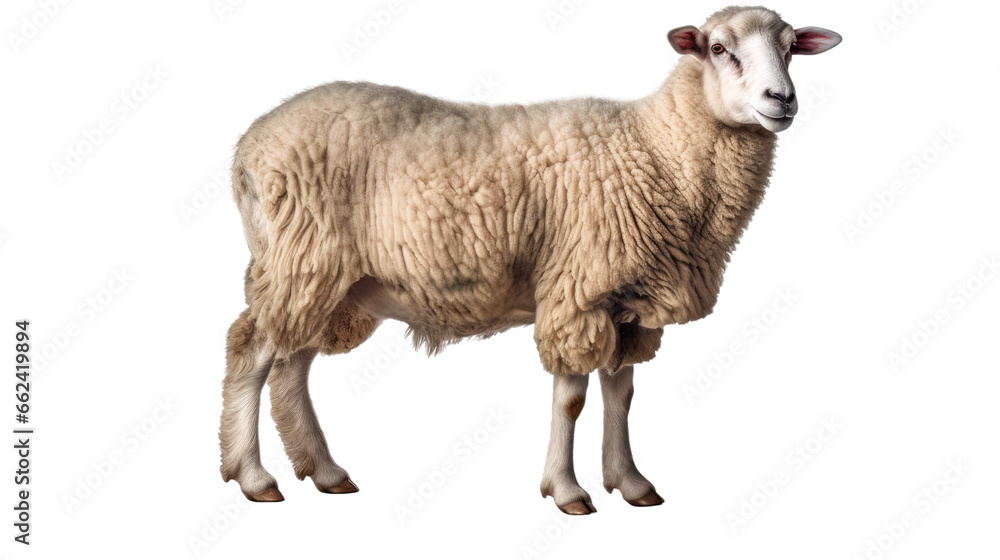 sheep on transparent background