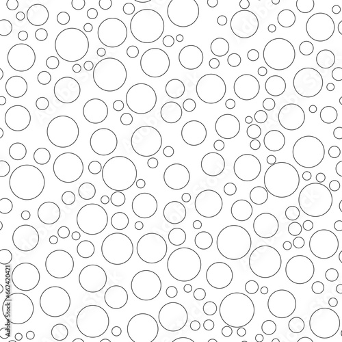 Obraz na płótnie Bubbles soda seamless pattern. white color soap texture. w salonie