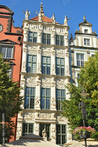 Steffens House - a historic tenement house located on the Royal Road in Gdańsk in the Main Town. It is sometimes called Speymann's house or the Golden Tenement House. photo