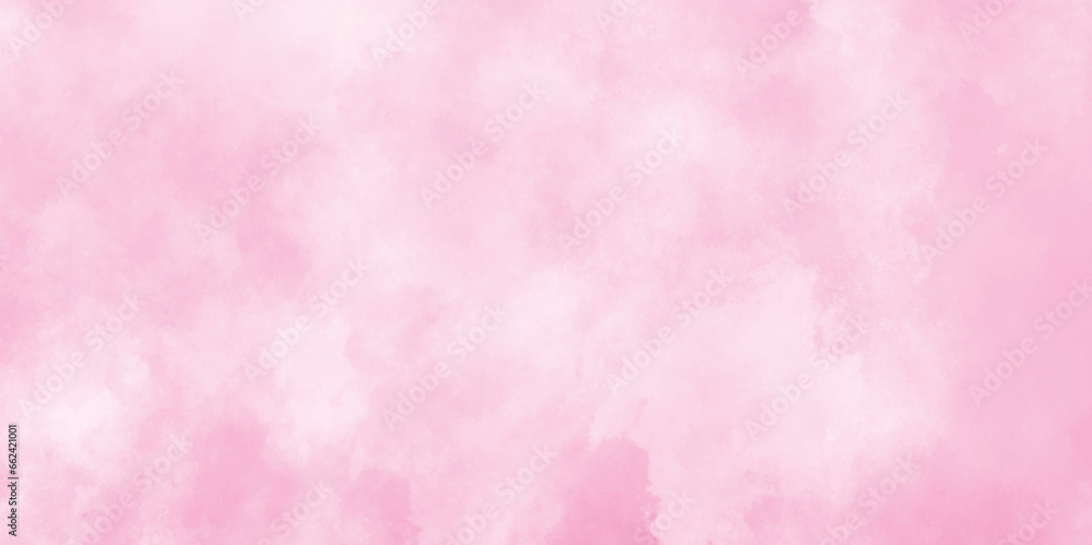 light and soft pink watercolor background with cloudy stains, Lovely pink background with focus and space, soft polished high detailed hand painted pink watercolor background.