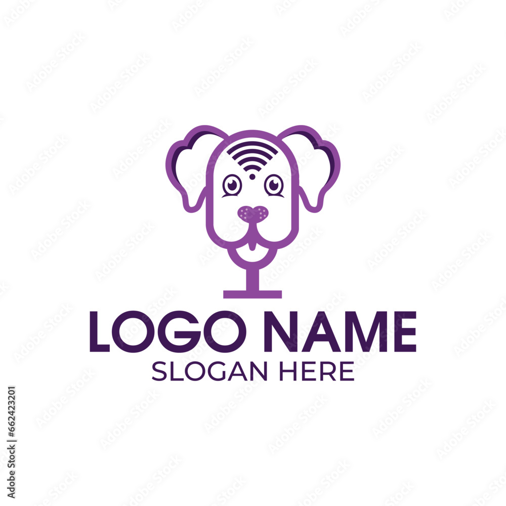 Dog cast Logo design