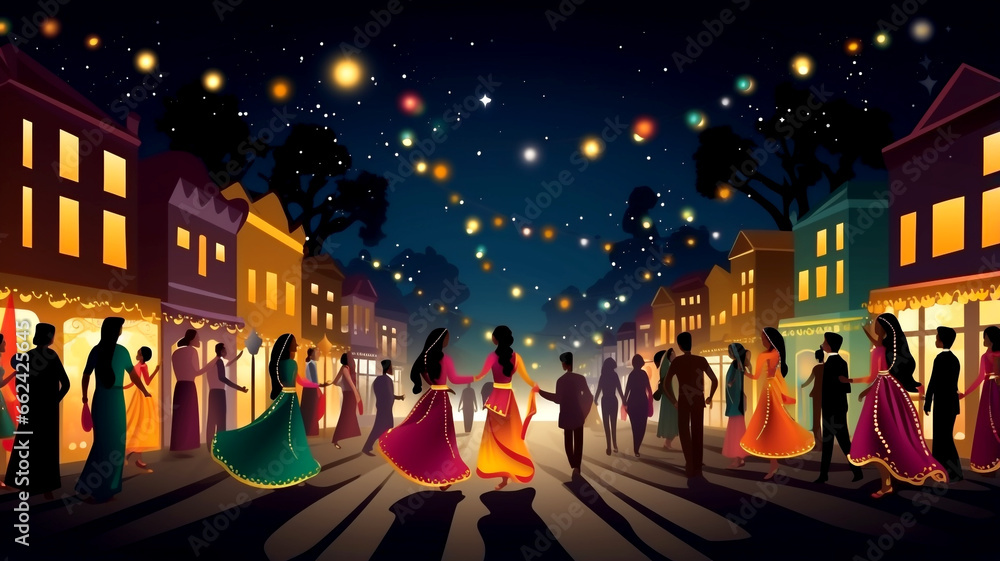 Join the Diwali celebration along the Colorful Parade Route, a cultural tradition that enriches the festive atmosphere and honors the cultural heritage of the festival of lights.
