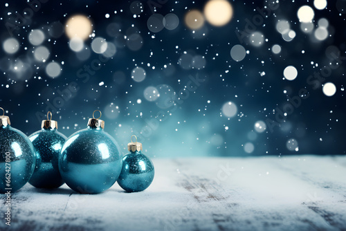 Glittering Blue Christmas Magic