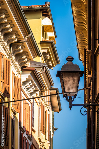 old streetlamp at a street