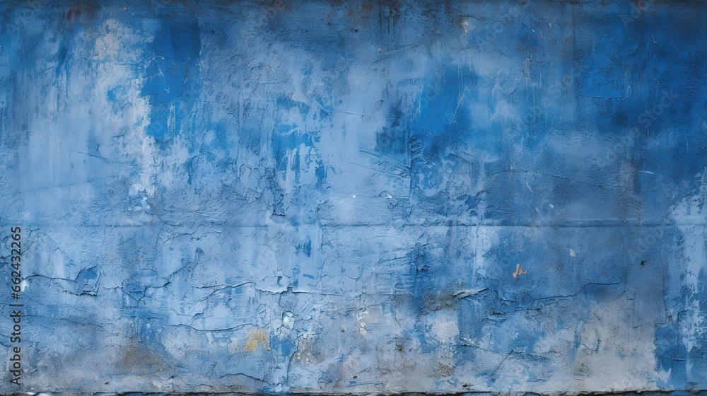 Fototapeta Closeup of blue grunge wall