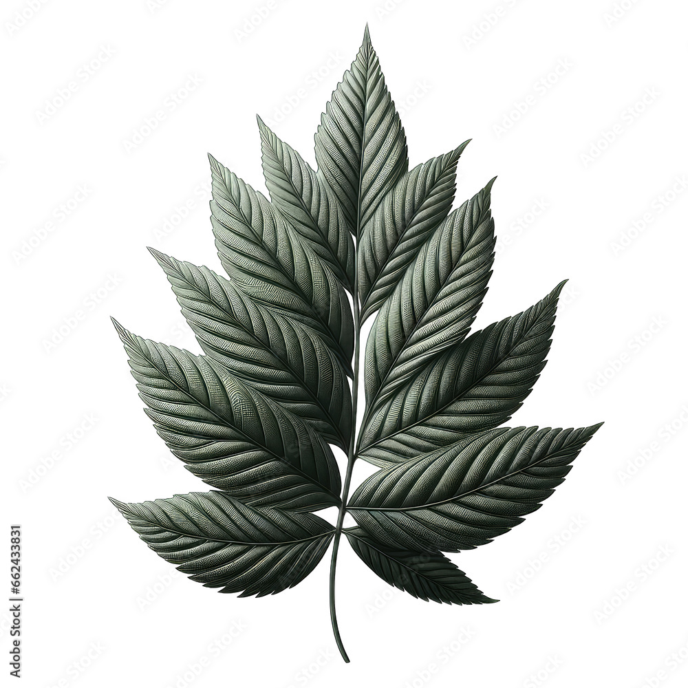 Delicate Isolated Leaf: A Subtle Grace, Generative AI Delicate Isolated Leaf: A Subtle Grace, Generative AI