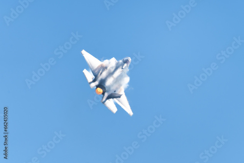 Wallpaper Mural Ostrava, Czechia - 16th September 2023 - NATO Days airshow - US Promo F-35 lightning II flying past. Torontodigital.ca