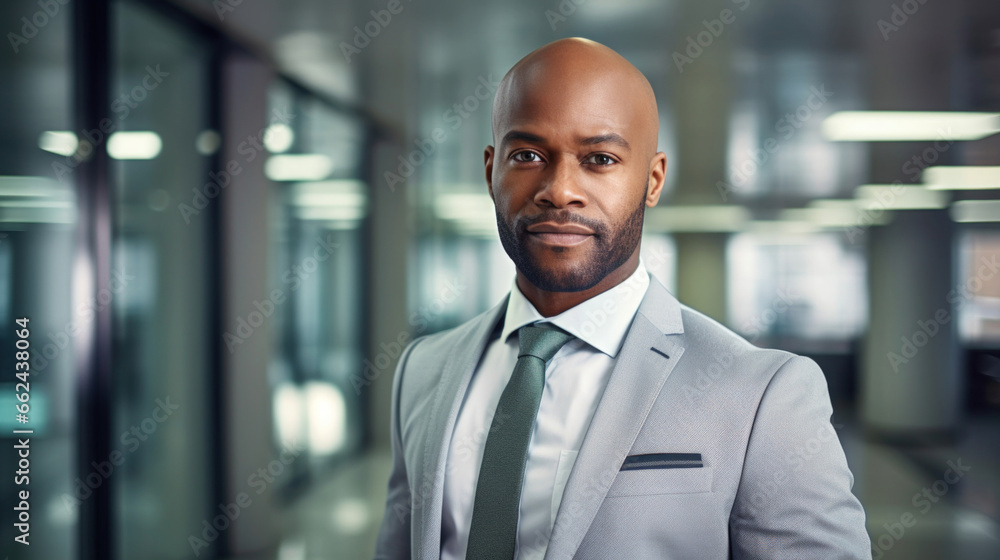 Portrait of an Ambitious Black Businessman at Work Portrait of an Ambitious Black Businessman at Work