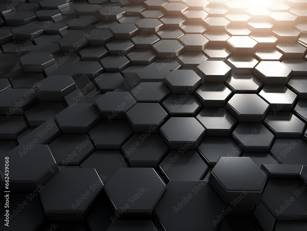 Grey digital hexagon abstract background Grey digital hexagon abstract background