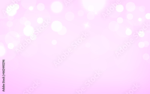 Abstract background with bokeh effect. Vector 3d illustration