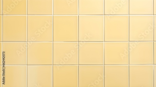 Pattern of Ceramic Tiles in light yellow Colors. Top View