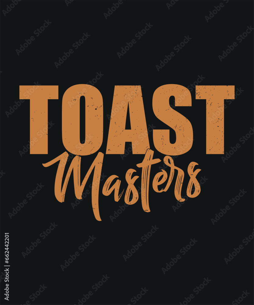 Toastmaster typography logo style design