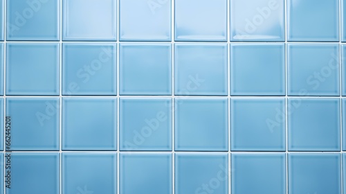 Pattern of Ceramic Tiles in sky blue Colors. Top View