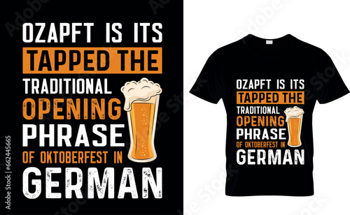 Foto Ozapft is It's  tapped the  traditional  opening phrase  of Oktoberfest in  Germ