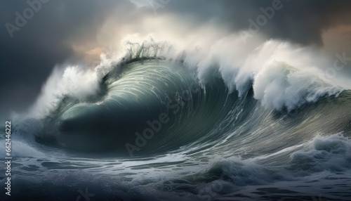 big wave of tsunami 