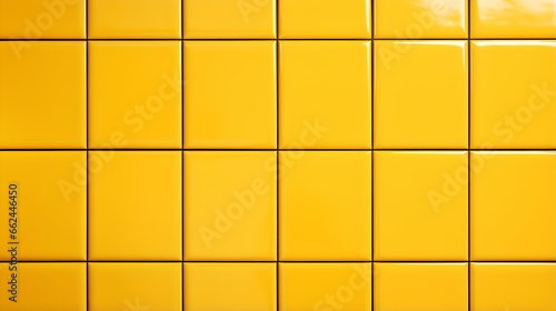 Pattern of Ceramic Tiles in yellow Colors. Top View