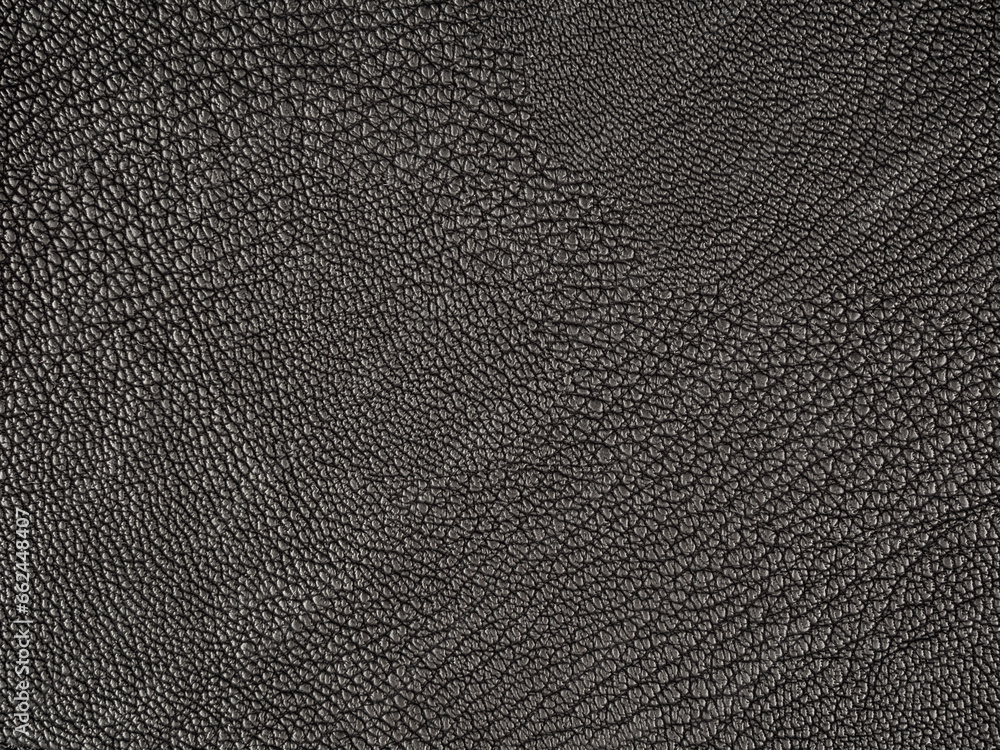 Texture of black leather clothing fabric selective focus Texture of black leather clothing fabric selective focus