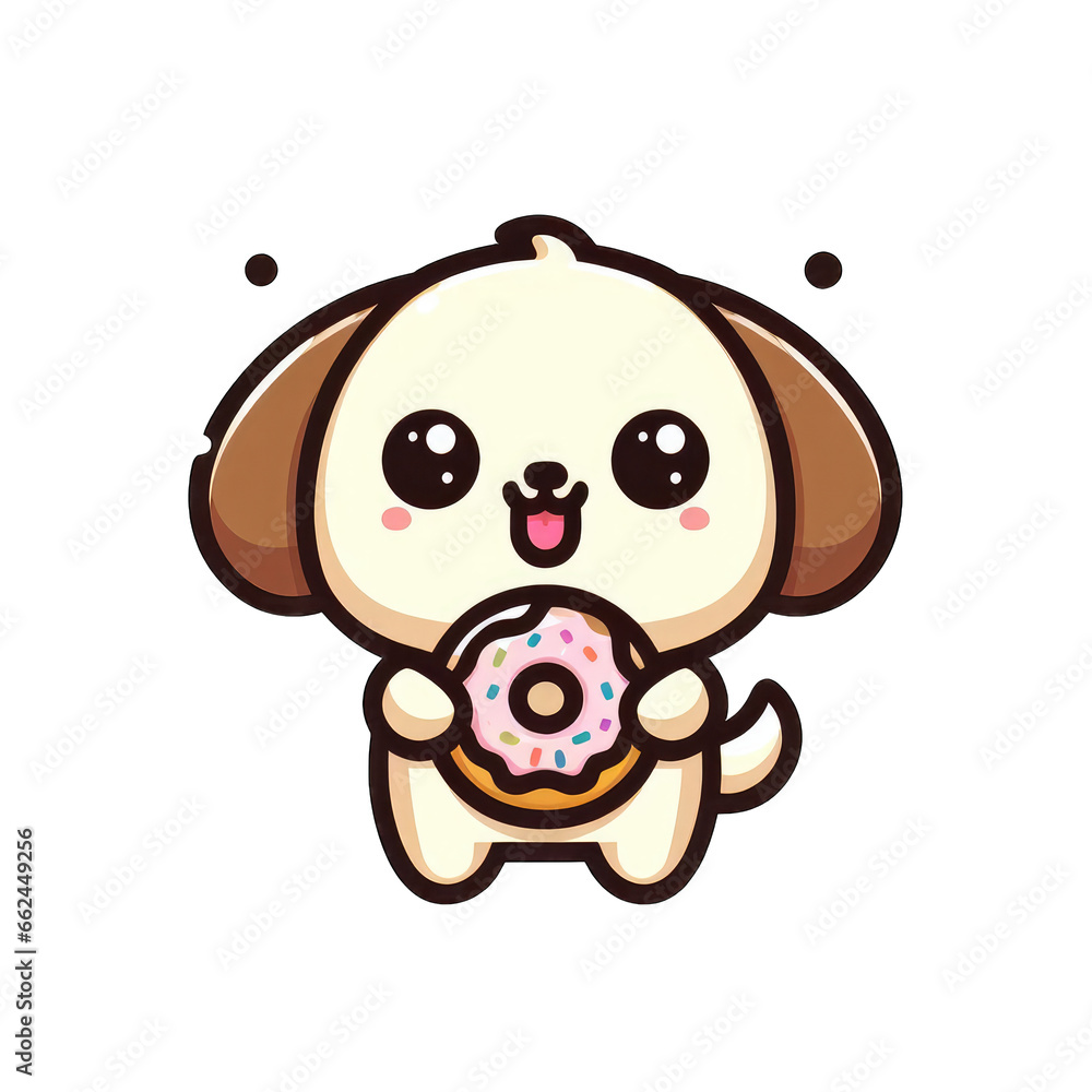 Obraz premium Adorable Dog: Nature's Beloved Animal, Generative AI