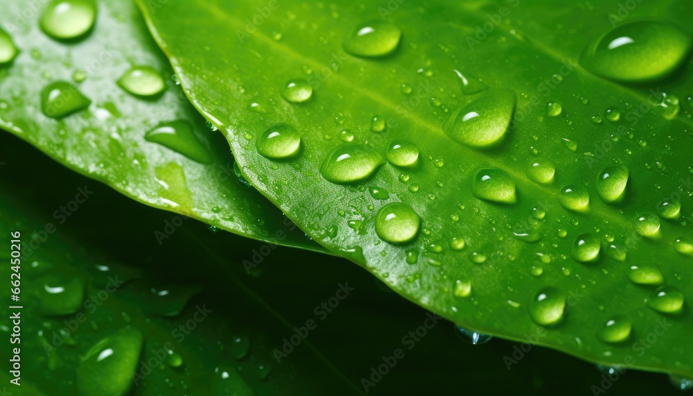 close view of water droplets on lemon leaf close view of water droplets on lemon leaf