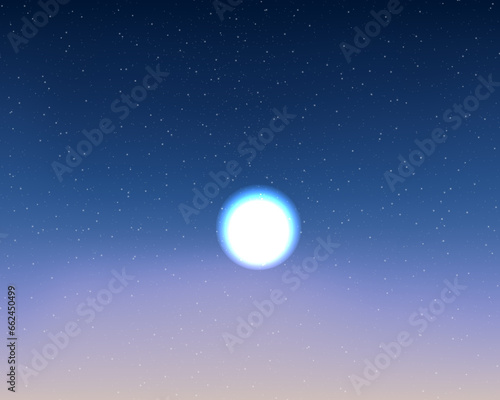 Beautiful milky way galaxy background with nebula cosmos. Stardust in deep universe and bright shining stars in universe. Vector illustration.
