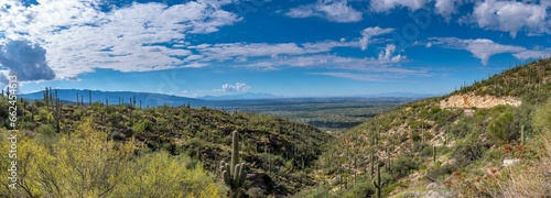 4K Aerial View: Tucson Cityscape from Mt. Lemmon, Arizona