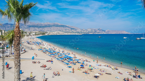 Playa del Albir en Alfaz del Pi junto a Benidorm y altea, España