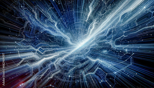 Background Image Tailored for a Technical-scientific Magazine, set in a High-Tech Lab Environment Emphasizing  X as a Service (XaaS) Cloud Network Storage Computer Backdrop Digital Art Poster Cover photo