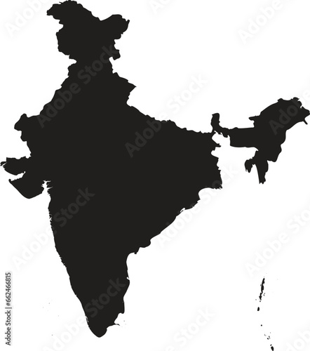 India map silhouette free png vector download eps svg