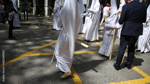 Cofradía Resurrección y triunfo,, Paso de Semana Santa en Granada, Andalucía, España