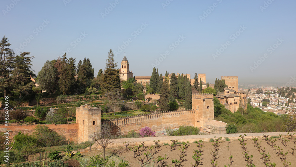 Torre de los Infantes, Torre Cautiva y Torre de los Picos, Alhambra, Granada, Andalucía, España