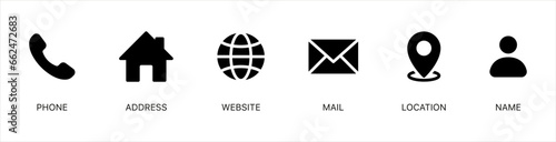 Contact us icon. Web icons set , home, address, location, map, pin, chat, message, mail, envelope, globe, world, call, phone, telephone, profile, user, website, icon, signs. communication contact icon